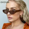 Solglasögon OneVan 2024 Small Cat Eye Women Eyewear Women/Men Vintage Glasses Shades för UV400