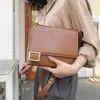 Bag Square Crossbody Vintage 2024 Moda de alta qualidade PU couro feminino Handbag Travel Travel Ombro Messenger