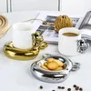Tasses Saucers Creative Ceramic Coffee Set Bear tasse de grande capacité Gift Milk Gift For Girlfriend