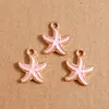 Ciondoli 10pcs 15x19mm Senamel Starfish pendenti per preparare gli orecchini Accessori per gioielli fatti a mano bracciale fai -da -te