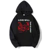 Rapper Lil Peep Liebe wird uns auseinander reißen Hoodie Hip Hop Streetswear Hoodies Herbst Herbst Winter Fleece Grafik Sweatshirts G12294199554