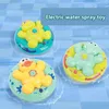 Bath Toys Spray Water Baby Bath Toys Water Pump Electronic Spray Toy Float Rotera med Fountain Floating Bathtub Dusch Badrum Toy 240413