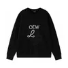 High quality designer clothing LOE Sweater Ten Thousand Needle Stereo Embroidery Round Neck Fashion American Mens Wear Couple Dress