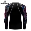 Suits Nadanbao Men's Compression Sport Suit Long Sleeve Rash Guards Surf Driving Fitness Gym T Shirt Bodybuilding Sports Workout Tee