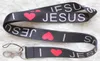 Mobiltelefonband charms 20 st jag älskar Jesus Anime Cartoon Mobile Lanyard Key Chain ID Card Hang Rope Sling Neck Pendant Gifts AC7897966
