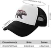 Ball Caps Bear Forest Mountain Trucker Mesh chapeau réglable Youth Toddler Baseball Cap pour les enfants et les enfants de 3 à 10 ans