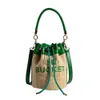 Il designer di borse in pelle di marca vende donne con una borsa a secchio sconto al 75% per le donne nuove borse per le lettere di moda per le borse a tracolla