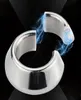 Stainless steel magnetic cock rings for men scrotum bondage ball stretcher weights pendant cockring penis rings dela3891549