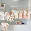 Clothing Sets 0-3T Baby Two Piece Set Summer Born Kid Boy Girls Clothes Print Cotton Top And Short Cute Sweet 2pcs Outfits