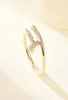 Designer Women039S Nail Ring Classic Fashion Ring 18K Gold Girl Valentine039S Day Wedding Love Gift 316l Rostfritt stål Jew6693352