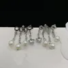 SLIVERörhängen smycken Nya studhänge Pärldesigner örhängen gåva örhängen smycken