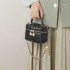 Sac à femmes 2024 Crossbody Automne / hiver en cuir authentique en cuir haut de gamme Smage de sac à main de chaîne de parfums polyvalents