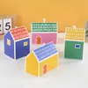 Present Wrap 5st House Style Candy Cookie Paper Box Wedding Birthday Decorations Wrapping Christmas Party Year Supplies