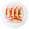 Decoratieve bloemen Decoratie Crafts PVC Kinderen Simulatie Food Crab Claw Model Restaurant Props Accessoires 5pc/Lot