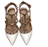 femmes talons hauts chaussures habitaires de fête rivets rivets girls sexy chaussures pointues chaussures boucle plate-forme pompes de mariage chaussures noires blanc pin3959935