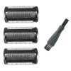 Shavers 3 stcs voor Philips Shaver Head Replacement Trimmer voor bodygom BG 2024 2040 S11 YSS2 YSS3 -serie met penseel