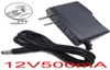 100PCS AC 100V240V محول المحول DC 12V 500MA 05A إمدادات الطاقة الأمريكية Express2505322