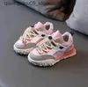 Sneakers 2022 jongens sportschoenen 3-kleuren comfortabele en ademende meisjes sportschoenen baby hardloopschoenen mode kleuterschool babyschoenen Q240413