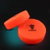 Hokey 2pcs Roller Yol Hokey Yuvarlak Norebound Ball Street Buz Hokey Eğitim Uygulaması Turuncu Renk Hokey Puck