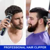 Surker Electric Cordless Professional Hair Tlipper di alta qualità USB Barber Timmer Calcing Machine 240408