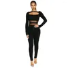 Women's Jumpsuits Instagram Sports Style Close-Fitting Zipper Yoga Clothes Ankle-Length Pants