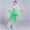 Stage Wear Chinese Costume Hanfu Classical Dance Female 2024 National Fan Yangko Drop Delivery Apparel Otjtz