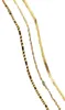 Ketten Vintage Goldkette Halskette für Frauen Fischgröße Seil Foxtail Figaro Curb Link Choker Schmuckzubehör Whole5637711