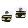 Ball Caps 2pcs Captain Hat Cotton Captains Sun Costume Party For Travel Cosplay