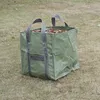 Storage Bags Moisture-Proof Garden Bag Large Capacity PP Garbage Collection Fallen Leaves Basket Foldable Lawn Organizer