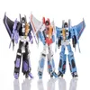 Toys de transformação FG04 FG0103 StarScream Thundercracker Skywarp F15 DS01 Anime Ação Figura Modelo de deformação Robô