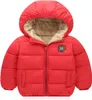 Fashion Down Coats dla dzieci z kapturem lekkie polarowe kurtki zimowe wiatroodporne ciepłe puffer odzież 6941540