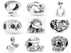 925 Silver Fit Charm 925 Bracelet Rabbit BE BEAPLY SKULL SKULL CLOVER DIY CHARMS SET PENDANT DIY FINE BEADS BIELRIE8930097