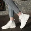 Casual Shoes High Top Elastic Sock For Women's 2024 Autumn Breathable Lightweight Sports Sneakers Women