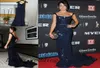 Kate Ritchie Vintage Vister Dresses Navy Blue Sexy Sexy equin طول الأرضية الرسمية الخاصة الطويلة المسائية 9707145