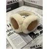 Oormuffs Winter Warm Shearling Earmuffs Earflap Girls Dames Women Warmer R231009 Drop Delivery DHW23