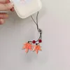 Keychains Simple Resin Charm Pendant Chain Phone Straps Pocket Keychain Strap Hanging Decoration For Keys Bag Purse