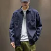 メンズデニムジャケットシャツ美学男性ジャンジャンコート幅袖の貨物ブランドY2K大規模オリジナルファッショントレンディG240408