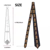 Bow Ties Bright Gold Crown Print Teddy Bear Casual Unisex Neck Tie Shirt Dekoration smal randig smal kravat