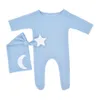 Robes de baptême Stars Moon Newborn Pographie Props Babies Accessoires Baby Costume Clothes for New Born Girl Boy Pografia Po Drop Dh8cg