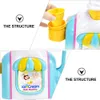 Bath Toys Baby Bath Tubs Ice Cream Bubble Toy Shower Playthings Flower Kids 240413