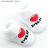 Kids Socks Baby Socks Cotton Mini Cute Girl Boy Love Dad Love Mom Newborn Children Socks Crib Socks Baby goedkope items Q240413