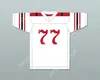 Custom Any Nom Number Mens Youth / Kids Marion Motley 77 Canton McKinley High School Pups White Football Jersey 1 Top cousé S-6XL