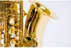 Goldener Altaxophon mit Mundstücksaxa E-Flat Music Instrument Professionell bester Qualität YAS-62