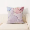 Pillow High-End Light Luxury Gilded Texture Throw Simple Decoration Smooth Silk Cover Car Home Deco