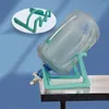 Keukenopslag 3-5 gallon waterfleshok en dispenser niet-slip drinkkoeler rek met herbruikbare tuit past bij niet-threaded