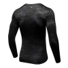 T-shirts Basketball Sports Collons Hommes à manches longues Shirt Themt Compression Shirts Gym Training Body Body Body