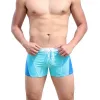 Shorts The New Men Swwear Boxer Beach Shorts Color Men Men's Boxer Spa Back Bathing Slips Nylon Stretch Swimming Trunks