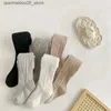 Chaussettes pour enfants printemps et automne 2019 Collages de bébé 0 à 9 ans chaussettes de ruban de fille tricotée cantyhose hauts taies cantyhose objets bon marché Q240413