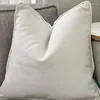 Pillow Soft Ivory Textures Cover Modern Abstract Geometric Jacquard Case Patio Home Cojines Sofa Chair Bedding Decorate