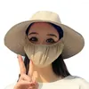 Berets zomer zon hoed gezicht nek uv bescherming beschermende deksel oor klep vrouwen hoeden buiten vissenjacht wandelen